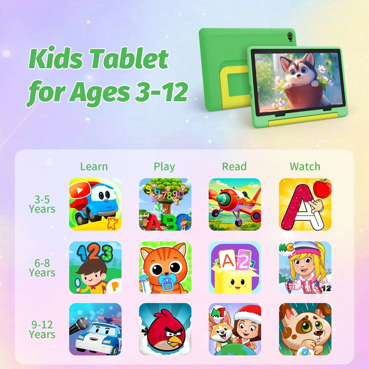 Kids 10-Inch Android Tablet with Parental Control