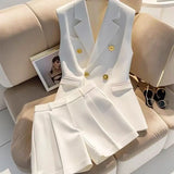 Women's Blazer Shorts Set