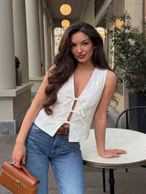 Women's V-Neck Vest Top