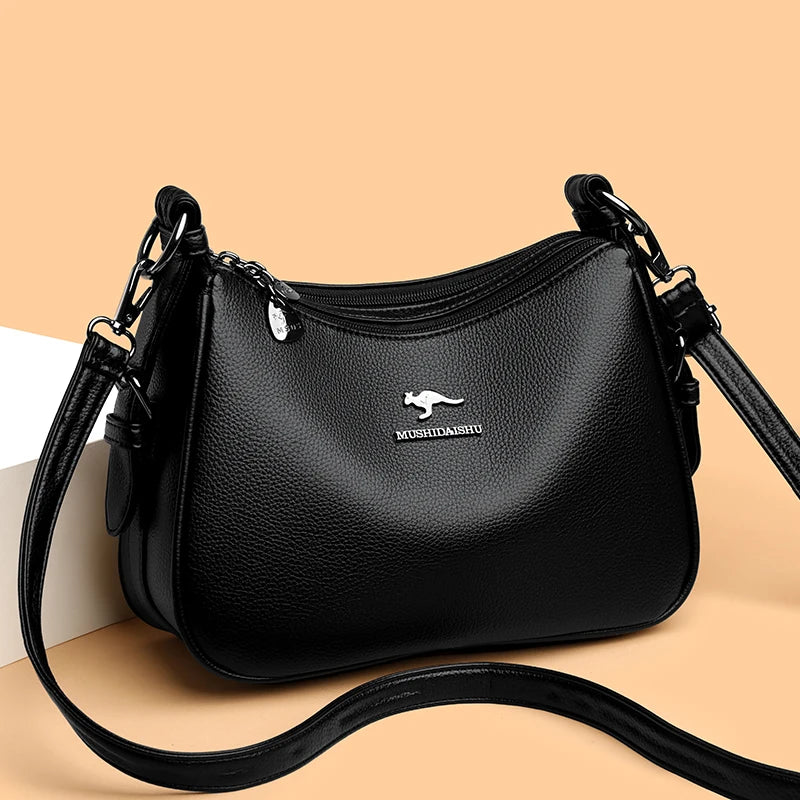 Minimalist Leather Shoulder Bag