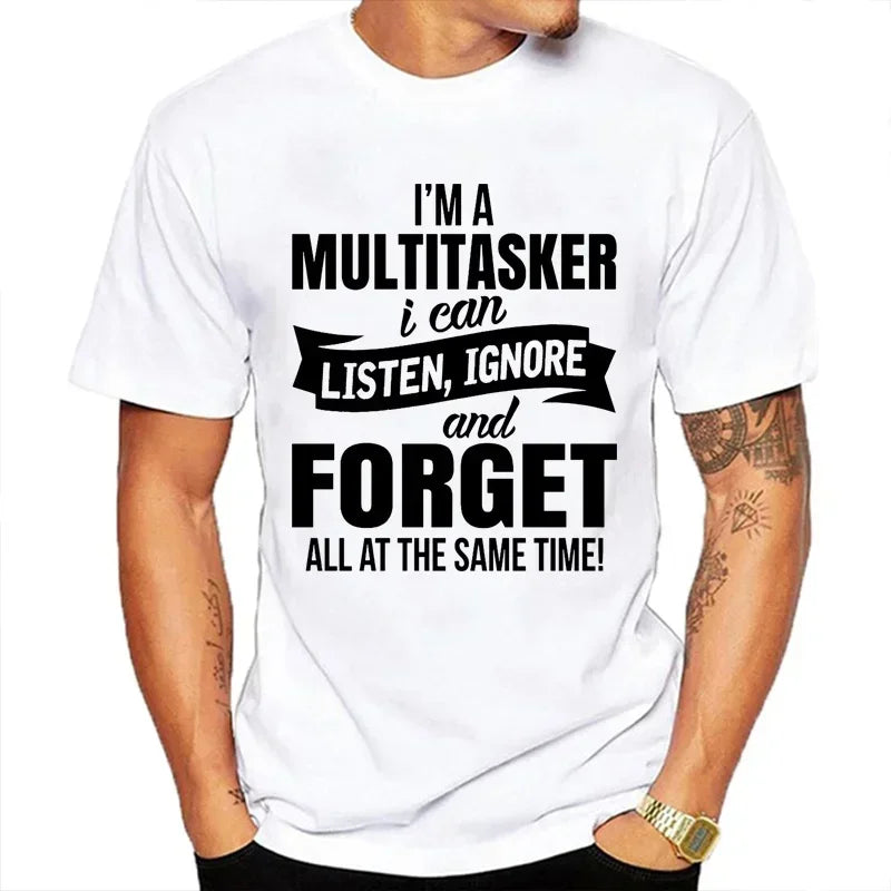 Men Funny Graphic Tee