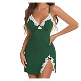 Lace Trim Babydoll Dress