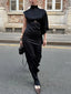 Midnight Luxe Satin Maxi Dress