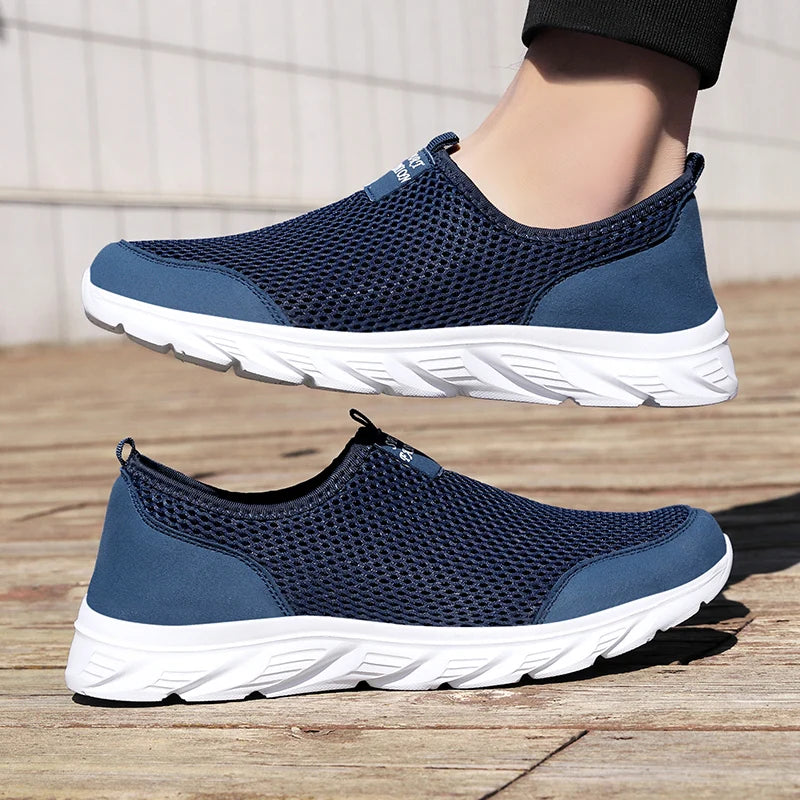 Men Breathable Mesh Walking Loafers
