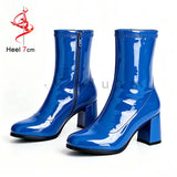 Classic Block Heel Ankle Boots