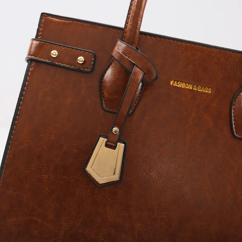 Soft Leather Tote Bag