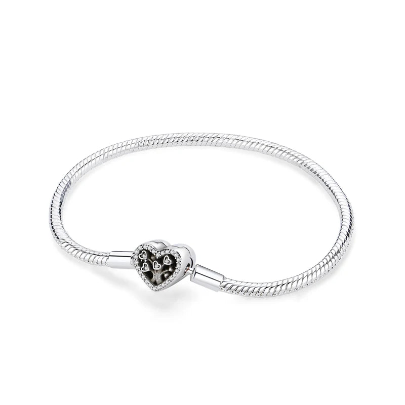 925 Sterling Silver Charm Bracelet