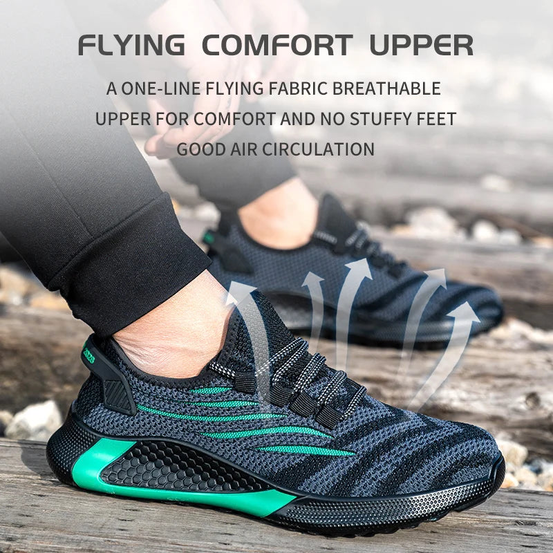 Men Lightweight Indestructible Work Boots