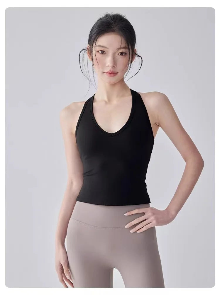Fitness Vest Backless Sports Top