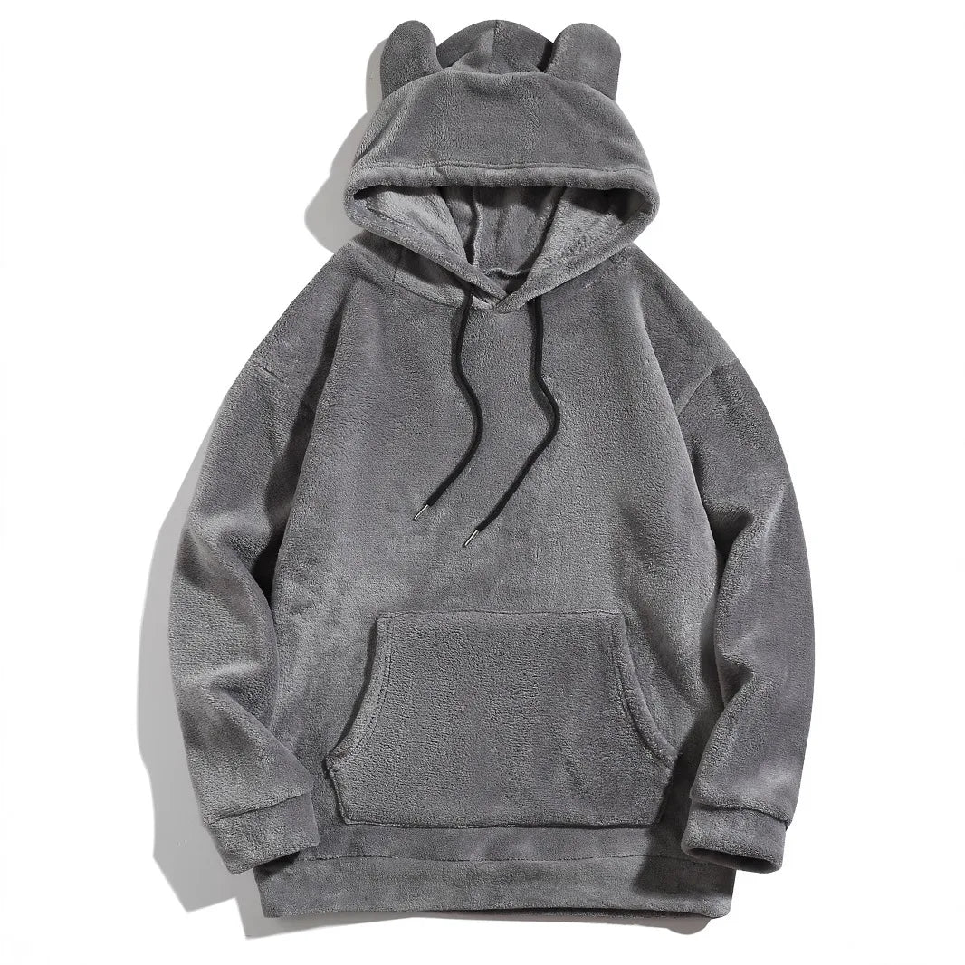 Unisex Bear Ears Warm Hoodie