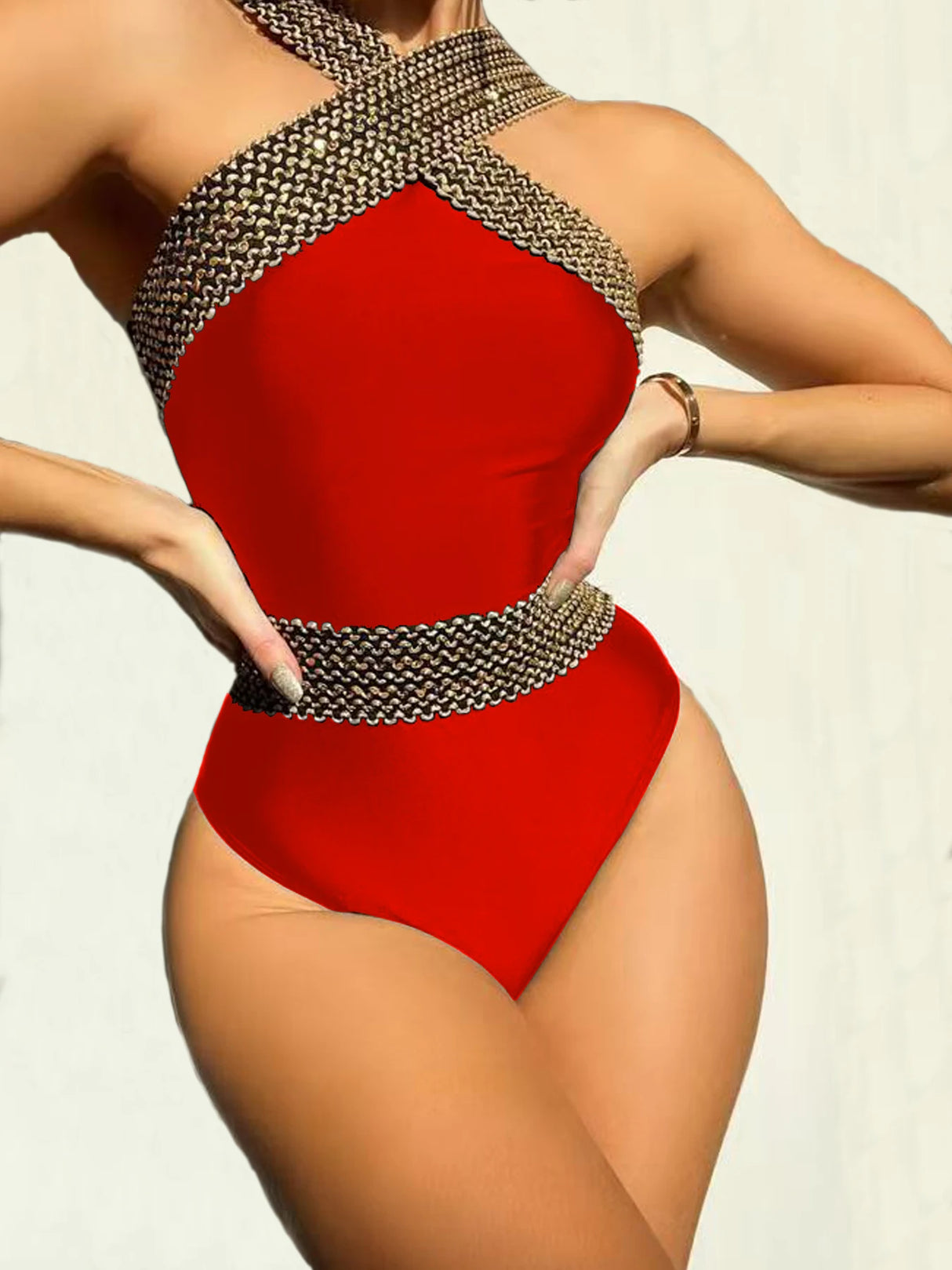 Cross Strap One Piece