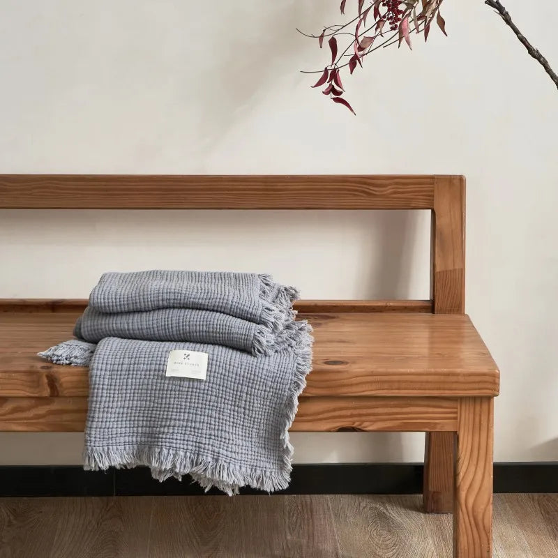 Soft Cotton Throw Blanket