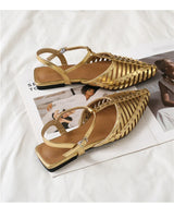 Women’s Pointed Toe Flat Roman Sandals