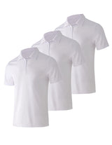 Men Slim Fit 3-Pack Polo Shirts