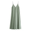 Women's Backless Slip Maxi Dress
