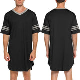 Men’s Contrast Sleep Shirt Robe