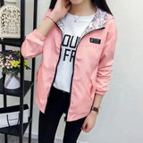 Double-Sided Women's Trench Coat – Hooded Spring Autumn Windbreaker