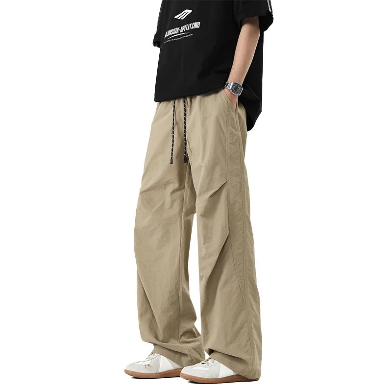 Men Wide Leg Cargo Pants