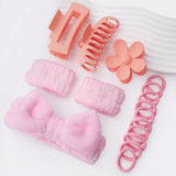 Beauty Brush & Hair Clip Set