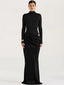 Luxe Satin Cutout Maxi Dress