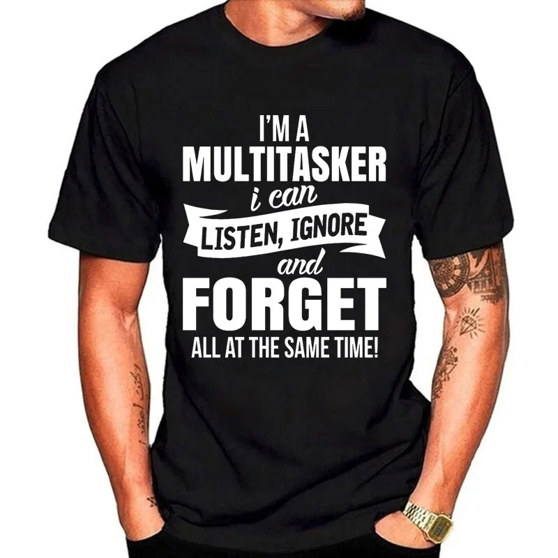 Men Funny Graphic Tee