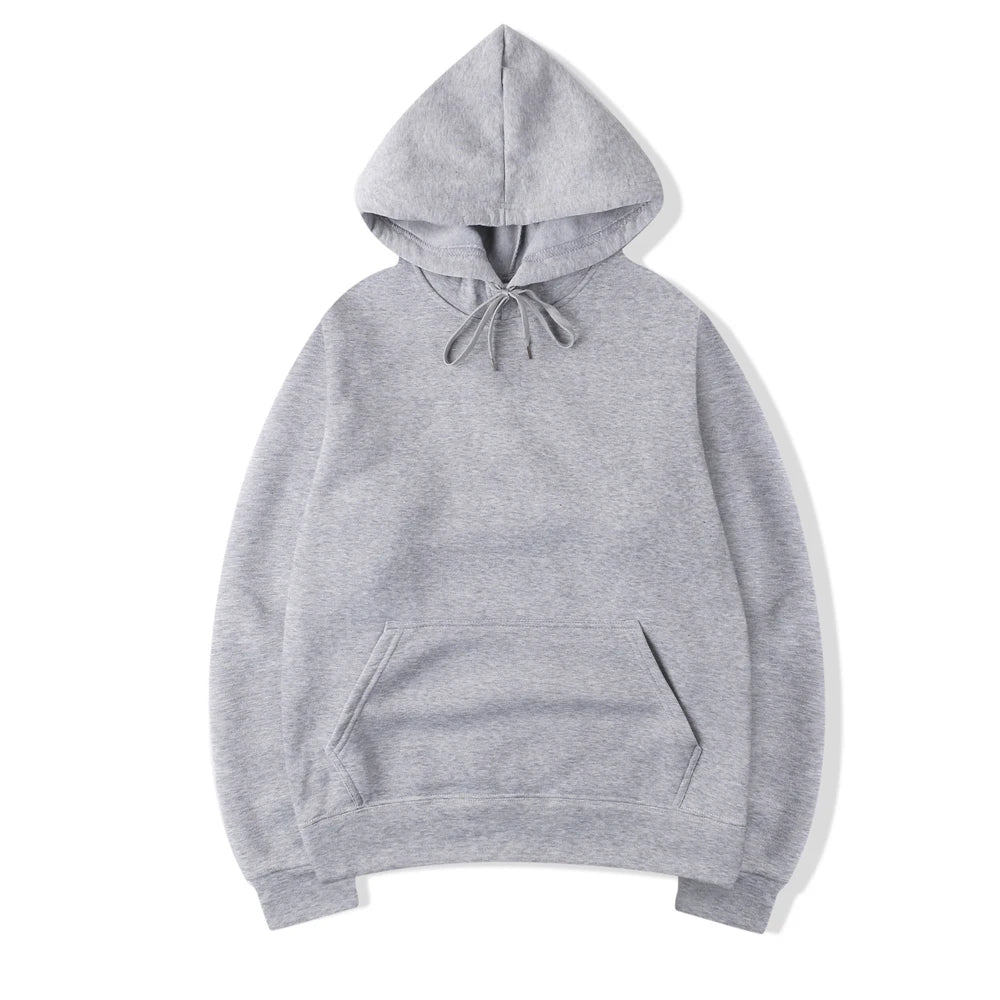 Men's Oversize Hoodie – Solid Black Pullover