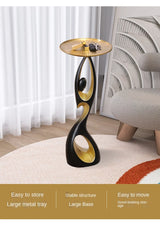 Abstract Sofa Side Table