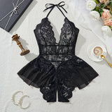 Plus Size Lace Bra Set