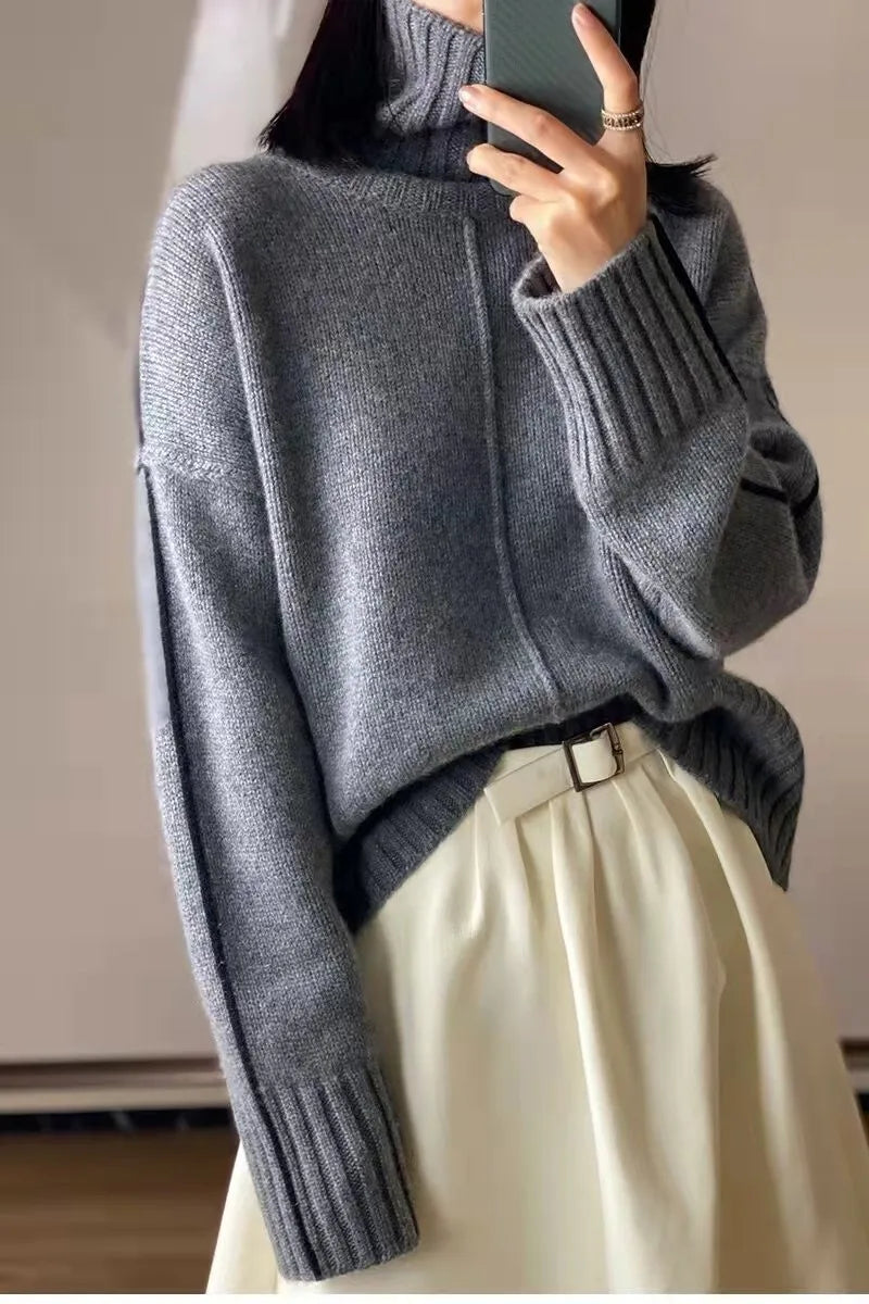 Women's Cashmere Turtleneck Sweater