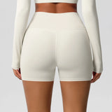 Women's Pocketed Fitness Yoga Shorts