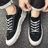 Men’s Canvas Flat Low-Top Shoes