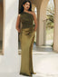 Luxe One-Shoulder Satin Gown