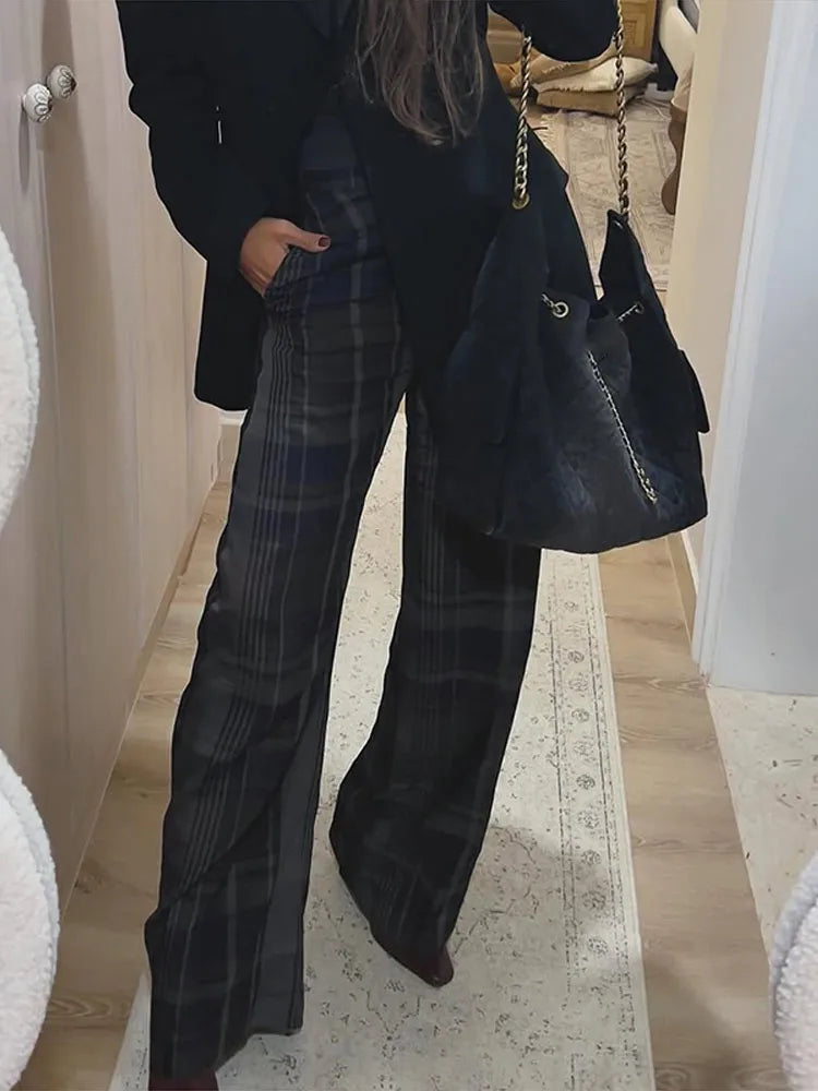 Women's Plaid 2 Piece Set
