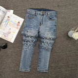 Nailed Bead Women's Skinny Jeans