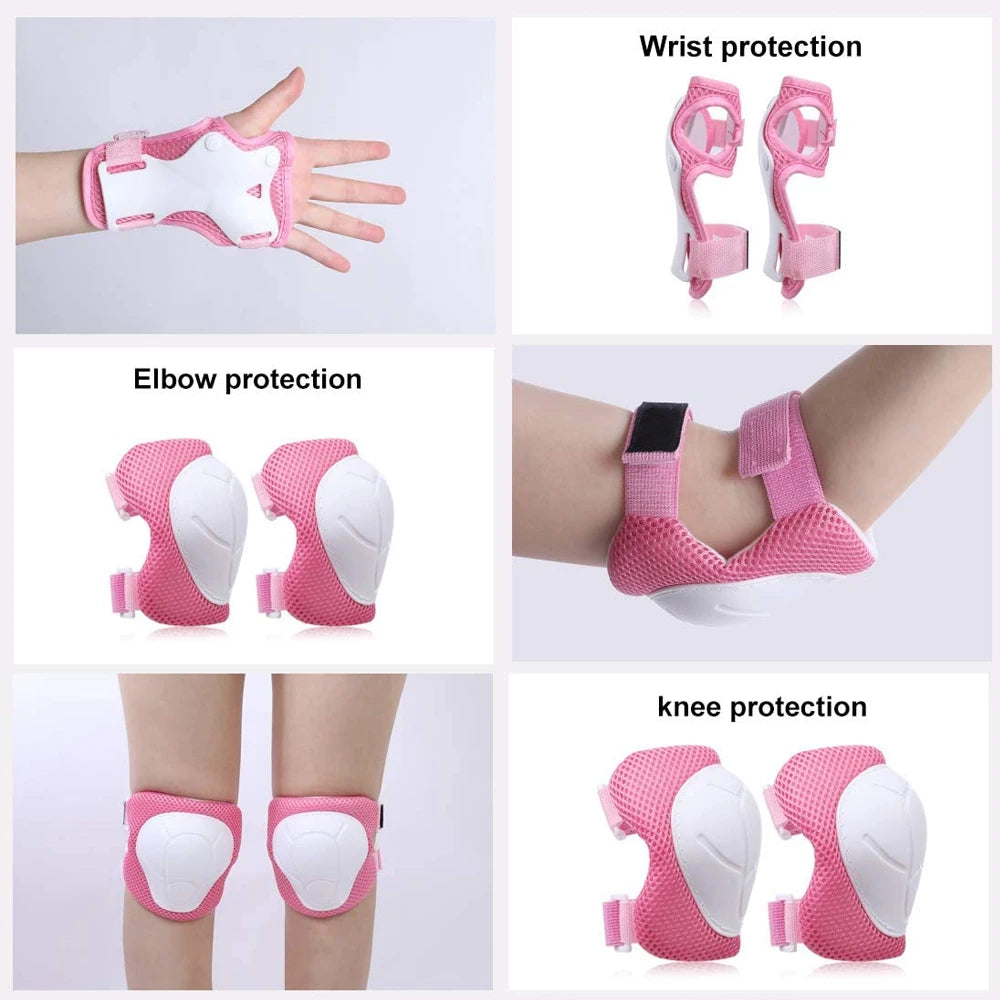 Kids Protective Gear Set with Knee & Elbow Pads