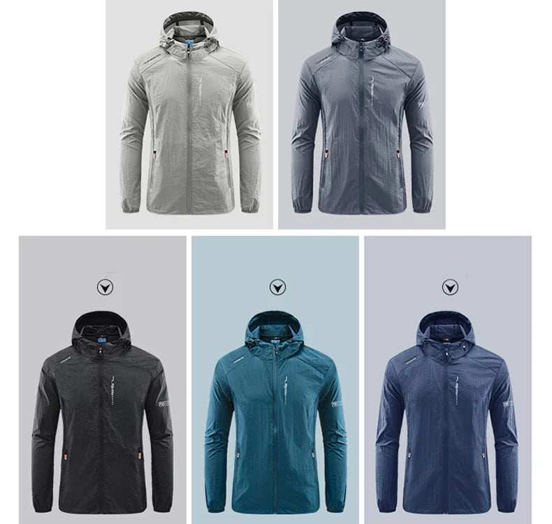Men Ultra Light Quick Dry Hiking Jacket