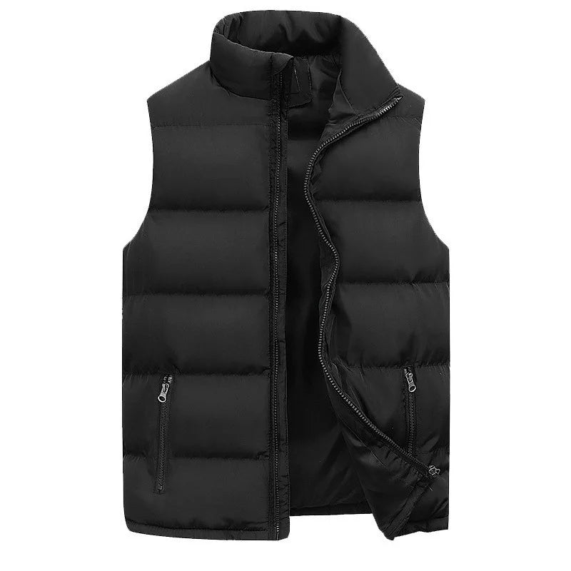 Men’s Warm Sleeveless Vest Jacket