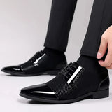 Royal Black Oxford Shoes