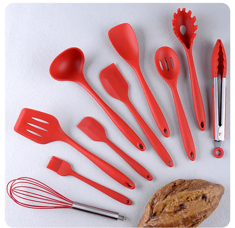 10pcs Silicone Cookware Set
