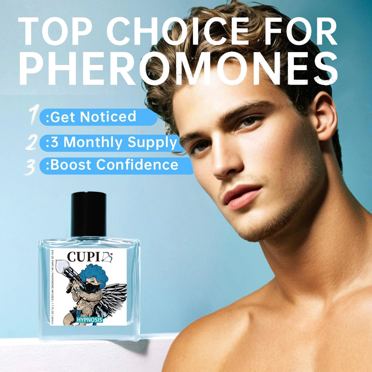 Cupid Pheromone Cologne for Men