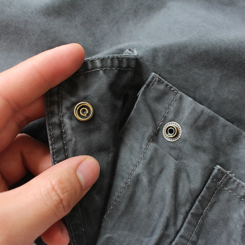 Men’s Retro Washed Cargo Pants