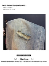Men’s 2025 Ripped Vintage Jeans