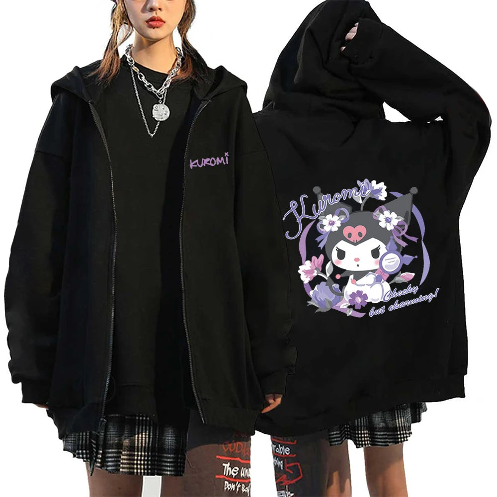 Hello Kitty Zipper Hoodie