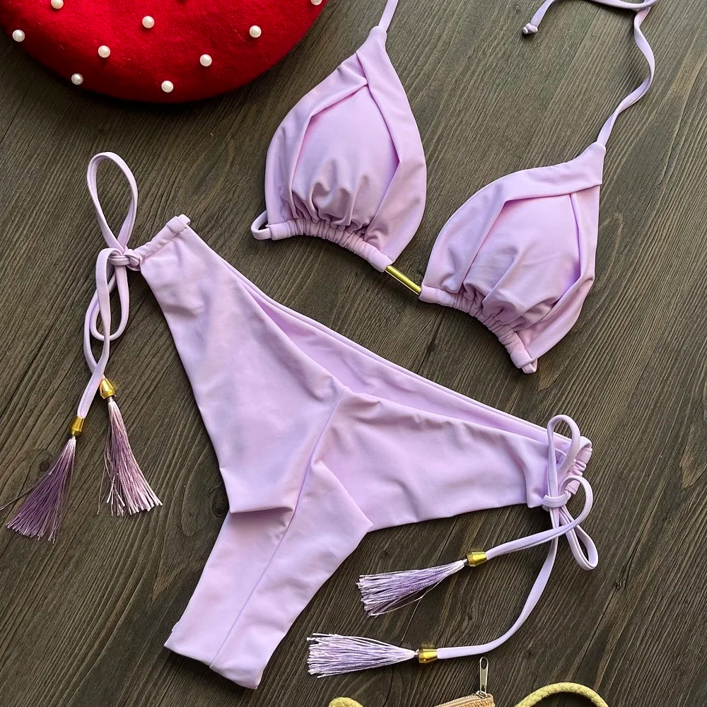 13 Color Triangle Bikini