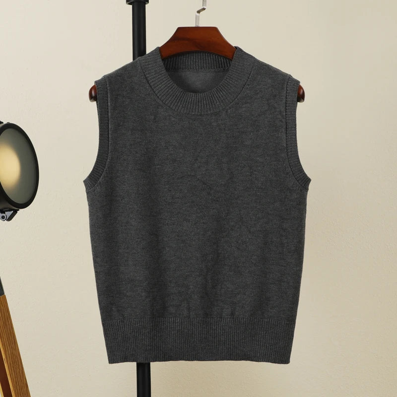 Women's Preppy Style Knit Vest