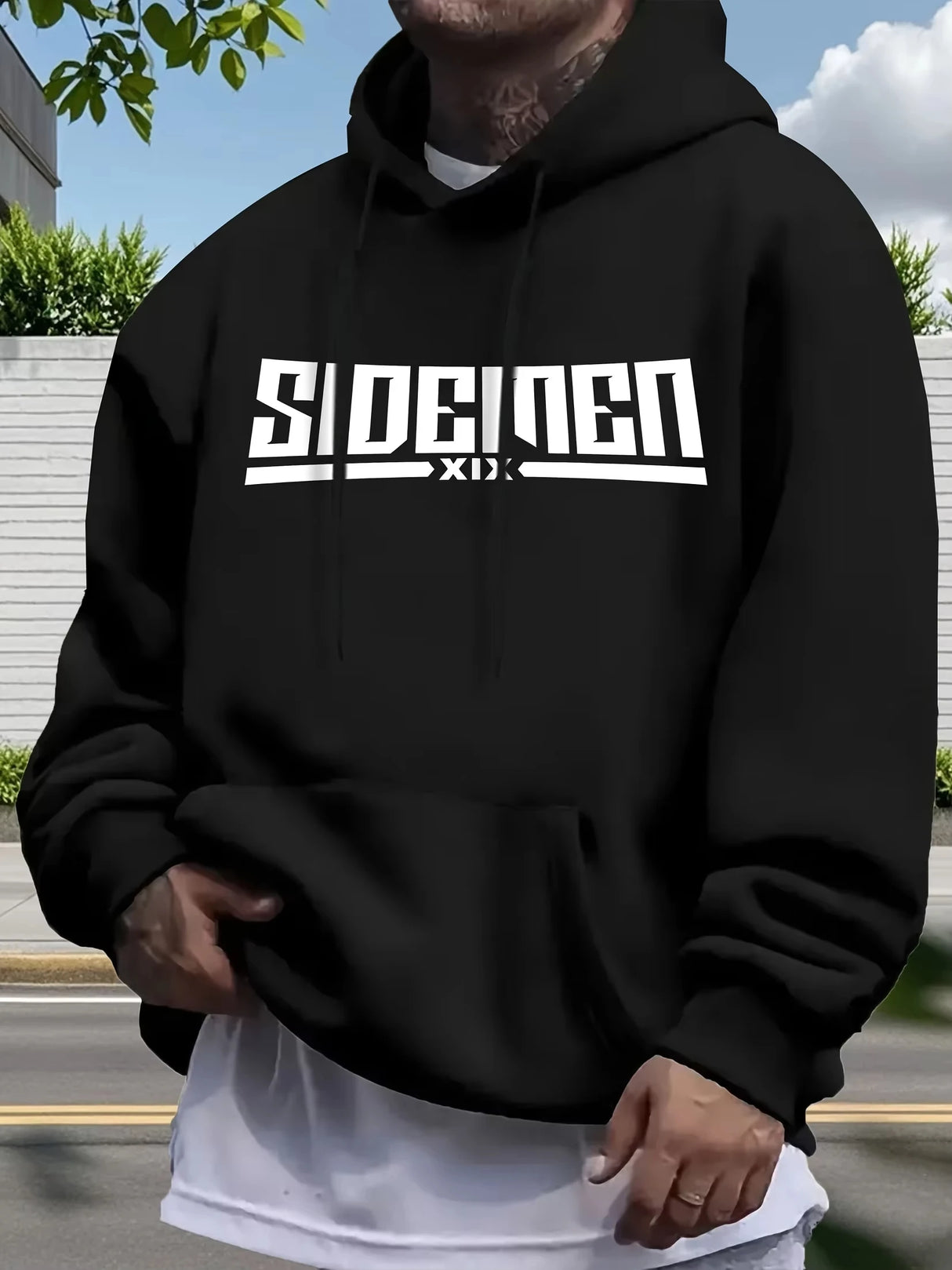 Sidemen Printed Casual Hoodie