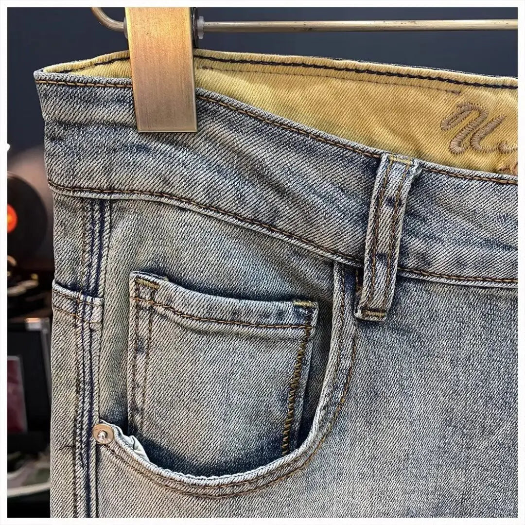 Men’s 2025 Ripped Vintage Jeans