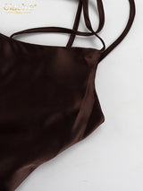 Luxe Satin Backless Maxi Dress