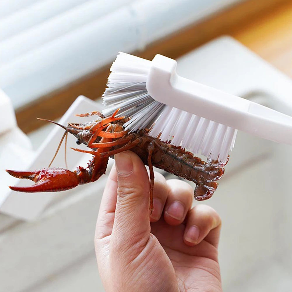 Multi-Surface Kitchen Cleaning Brush Set – Long Handle