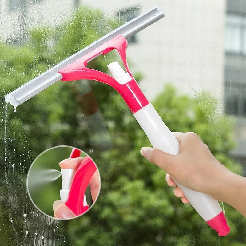 Spray Glass Cleaning Brush